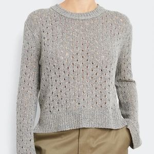NWT INHABIT Linen Pointelle Crewneck sweater. Size small.